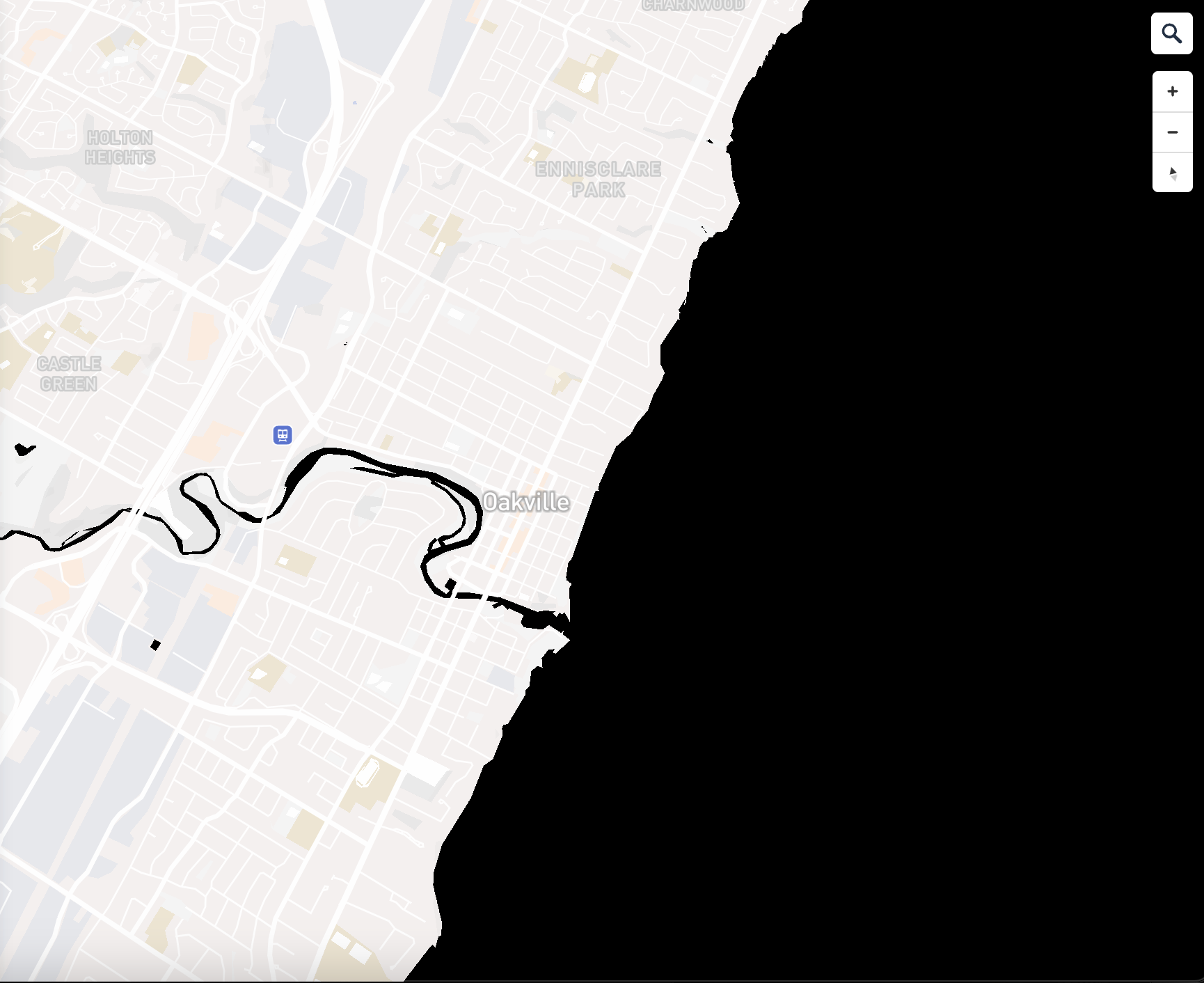 Light-toned Oakville region: Adjusted Water color and Light preset to day mode.